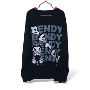 Bendy and the Ink Machine Long Sleeve T-Shirt Black Boys 8